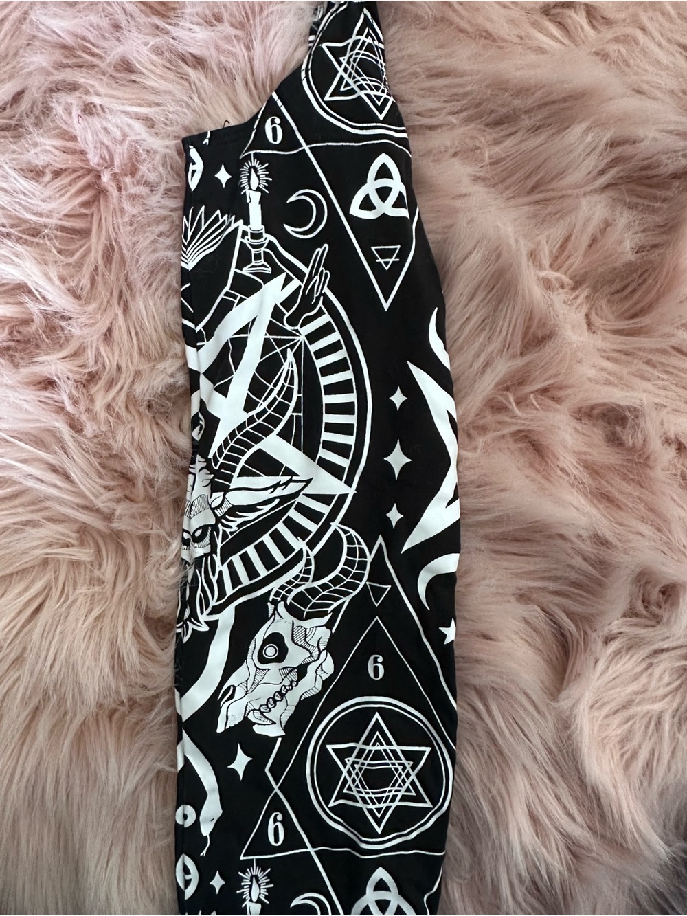 Killstar Evilynn Leggings 666 sz XL - Picture 5 of 7